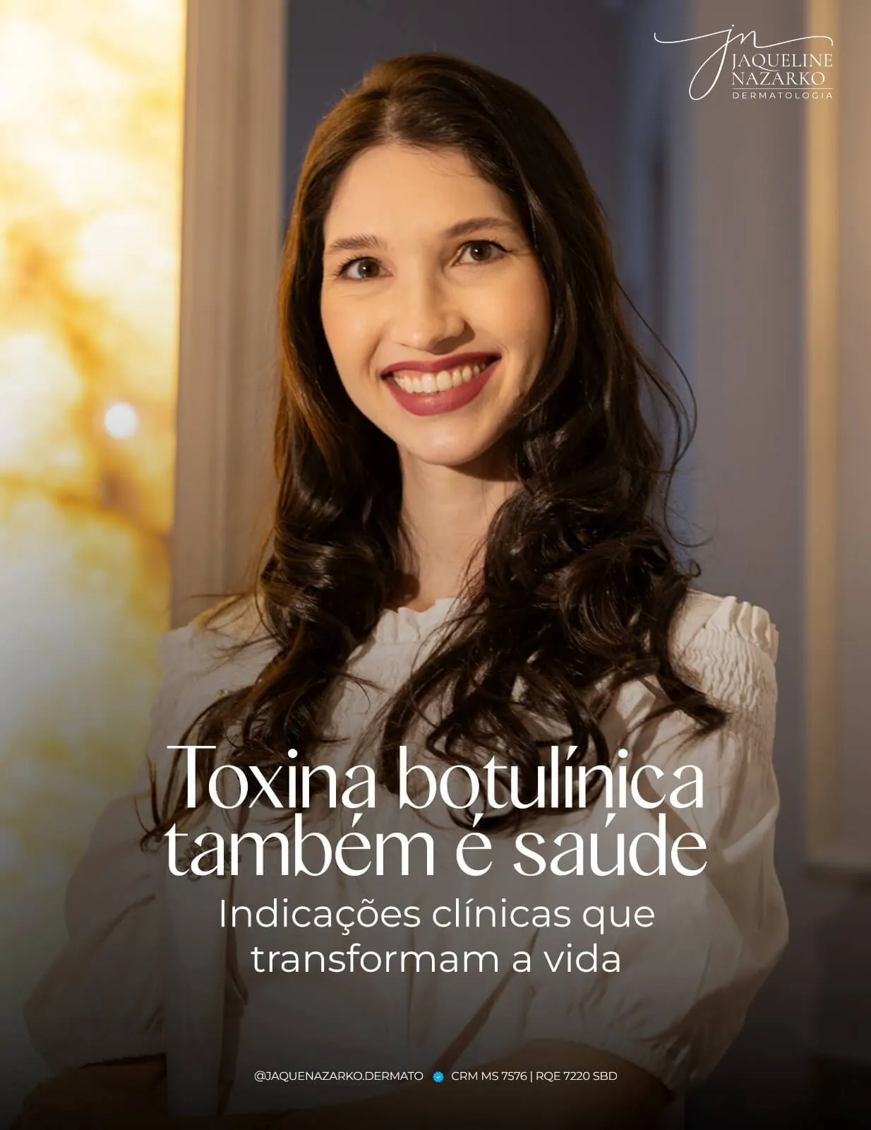 Toxina Botulínica também é saúde: Indicações clínicas que transformam a vida.